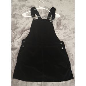 Corduroy overall dress